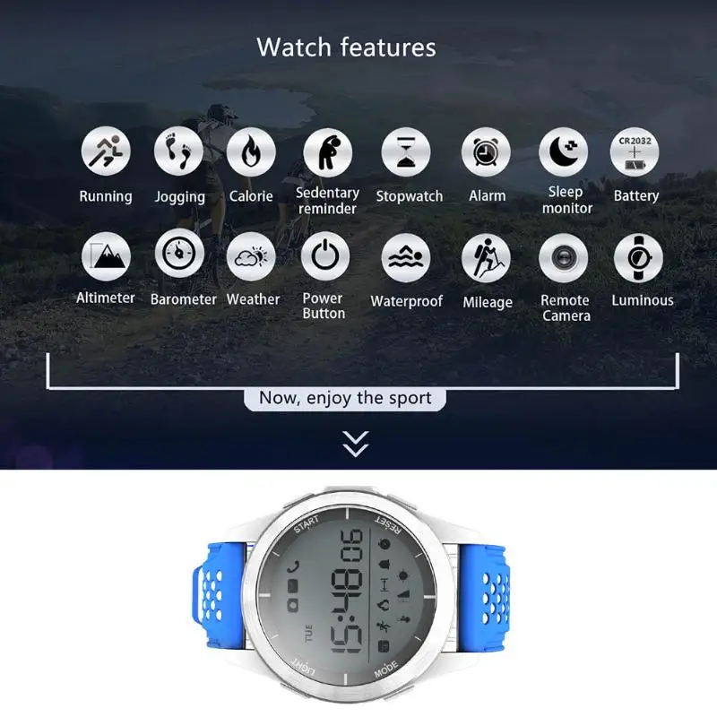  F3 IP68 Wasserdichte Intelligente Uhr Outdoor Sport Fitness Tracker Smart Band für IOS iPhone Samsu