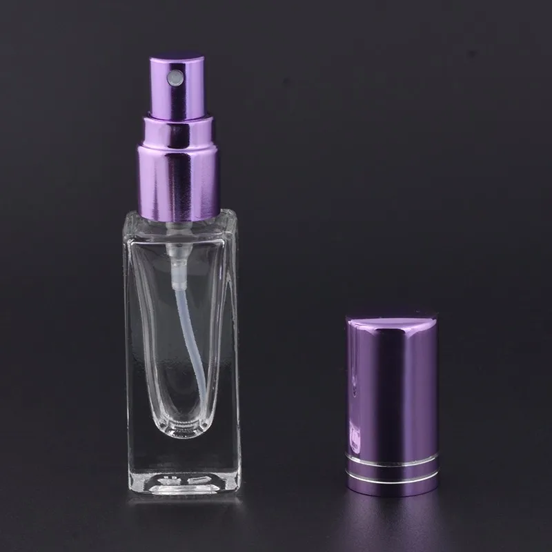 MUB-7 мл стеклянный флакон для духов с распылитель ороситель алюминиевый насос духи многоразового использования, стеклянные распылитель для бутылок пустой контейнер