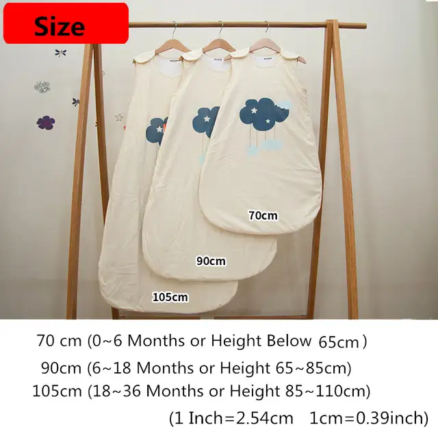 Us 31 35 45 Off Pure Cotton Baby Sleeveless Sleeping Bag Children Anti Kick Quilt Air Condition Blanket Sleepsacks Infant Sleepwear In
