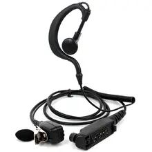 Headset ptt para sepura «stp8035 stp8038 stp8040 stp8080, walkie talkie de duas vias microfone