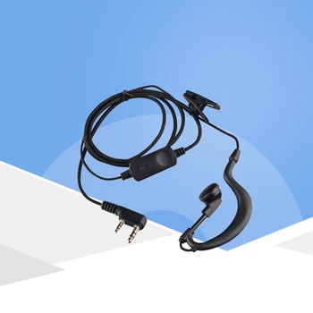 

KSUN Walkie Talkie Headset B20 SR Head Earbuds Two Way Radio Ear Hooks Headset Nylon Braided Wire