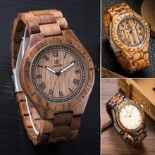 Natural Watch Men/Women Made from Real Wood Watch With Wooden Band Lovers Luxury wood Customed Watch As Christmas Gifts