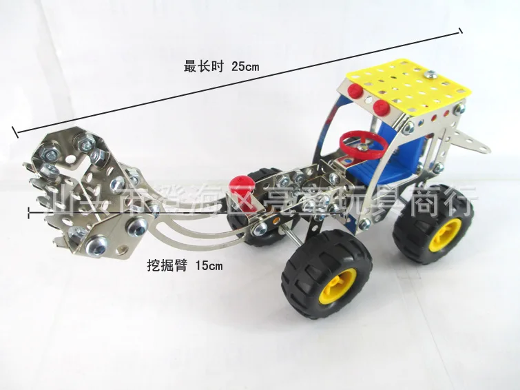Zhenwei винтовая гайка строительные блоки металлическая сборка Инженерная модель автомобиля кран самосвал загрузка автомобиля Модель ствол игрушка