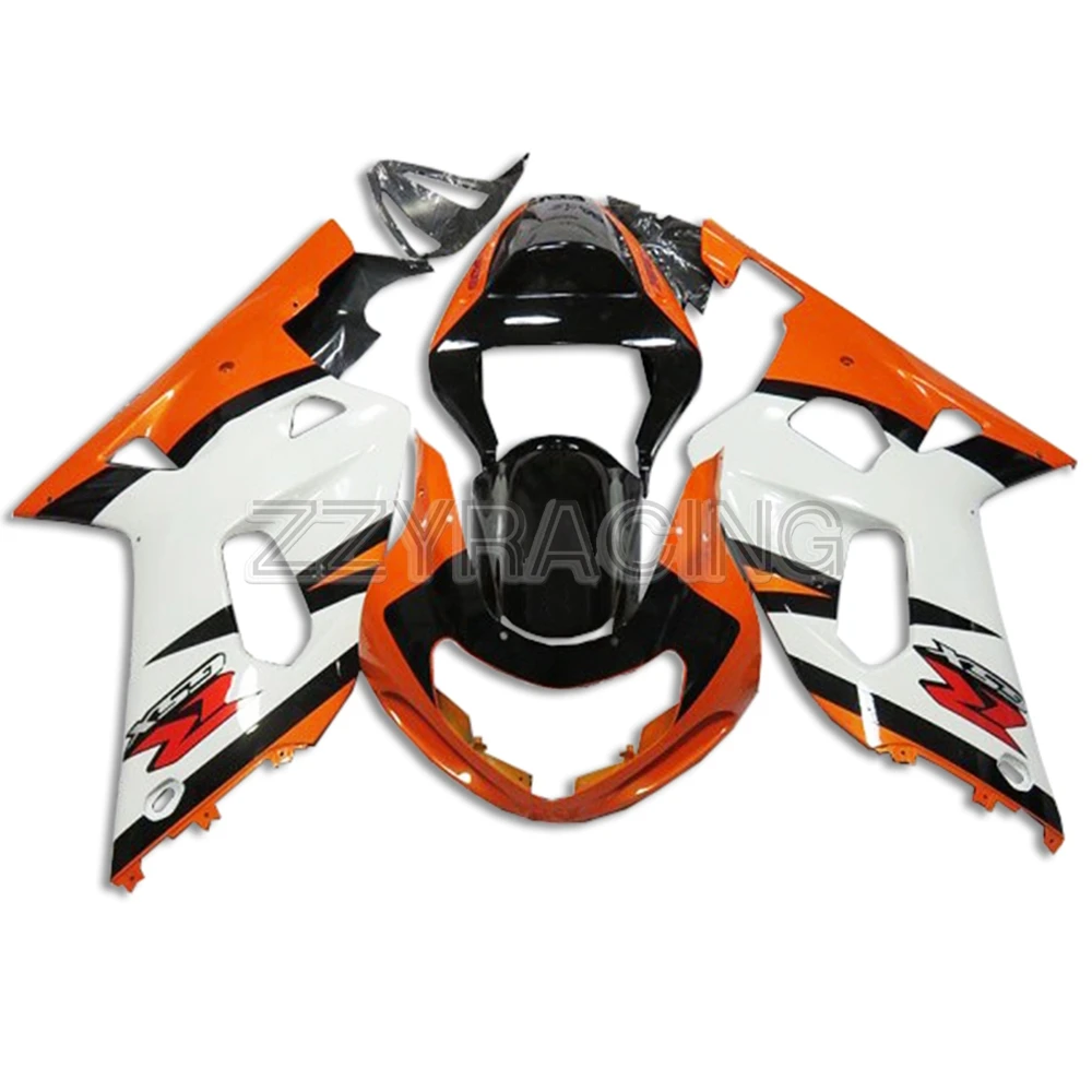 

Injection Fairings Kits for Suzuki GSXR600-750 K1 2000 - 2003 Year Complete ABS Plastic Covers Motorcycle Panels Orange White