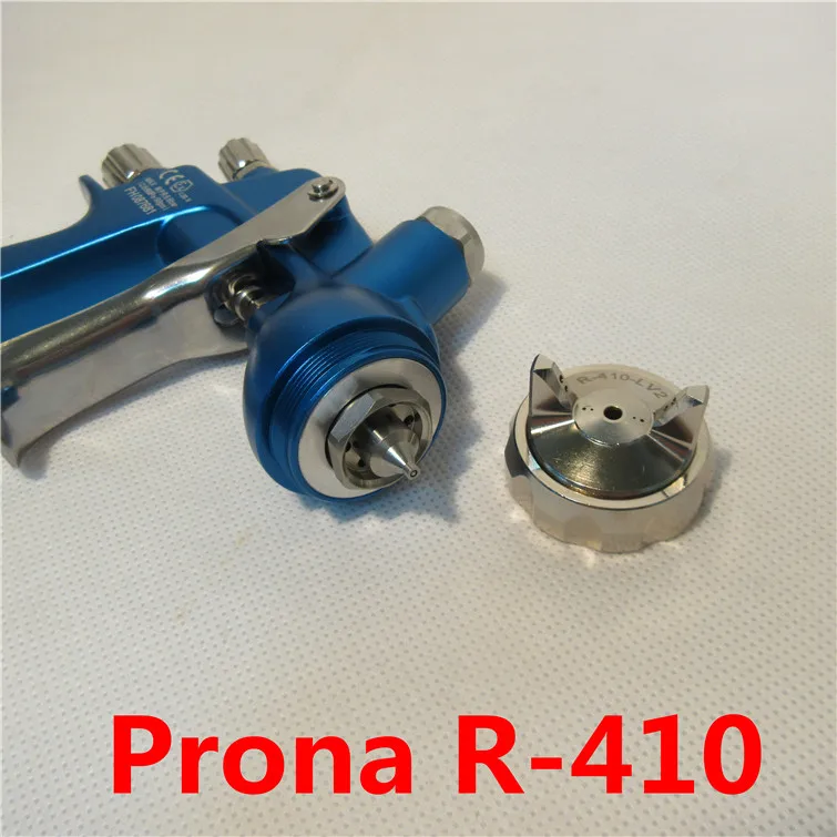 Распылитель Prona с R-410 покрытием, пистолет для покраски воздуха, распылитель для автомобильной мебельной промышленности, пистолет для покраски автомобиля, R410