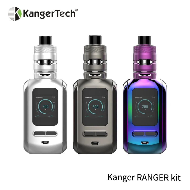 Оригинальная электронная сигарета Kanger Ranger Kit 3 8 мл бак 200 Вт бокс-мод Milli сетчатые