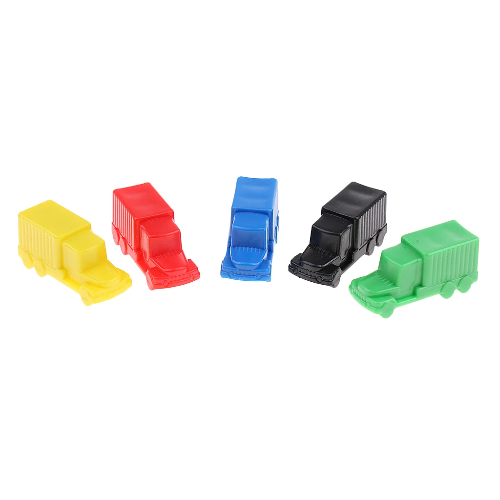 5 Pieces Small Funny Pull Back Car Toys Mini Mixed Plastic Models Cars for Children Boys Gift
