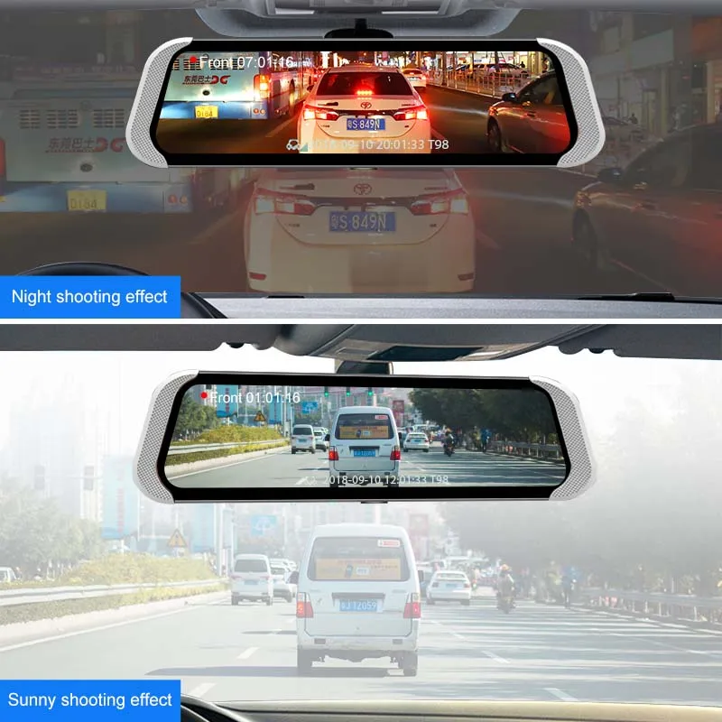 ANSTAR 3G/4G Car DVR 1080P Night Vision Dash Cam Bluetooth Rearview Mirror ADAS WIFI Streaming Rear View Camera Russian Language