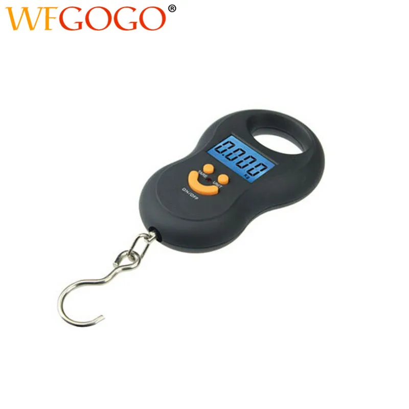 

50kg/5g Portable Electronic Scales Hanging Digital Scale Fishing Hook Pocket Weighing Balance with LED Light