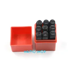 Number Die Letter Steel Stamp Punch 10mm ALPHABET Jewelers Set Choice 9pcs/lot alphabet number pattern wooden stamp set