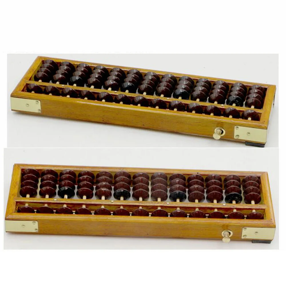 Brand New Wooden Frame Classic Ancient Calculator Abacus Soroban Plastics Bead Toy Develop Kid's Mathematics Abacus Intelligence 3