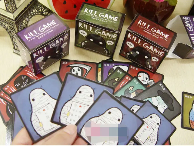 Kille игра Q версия карточная игра Семейные друзья вечерние настольные игры 6*6 см GYH