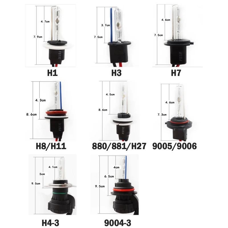 FLYCAR XENON DC12V 55 Вт HID конверсионный комплект H1 H3 H7 H8 H11 9005 HB3 9006 HB4 H4 лампа 4300K 6000K 8000K