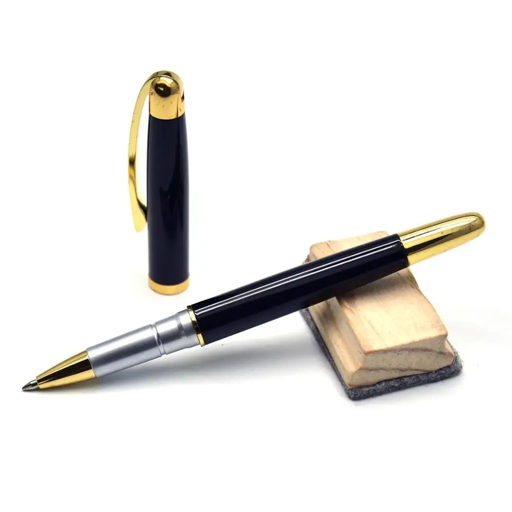 CCCAGYA Z50 черно-белая металлическая гелевая ручка для обучения в офисе, школе, Канцелярский подарок; ручка и отель, шариковая ручка для делового письма - Цвет: black- Black refill