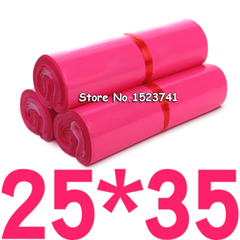 

100PCS Pink Color Envelope/mailing bag/Courier Mailer Express Bag 25*35cm