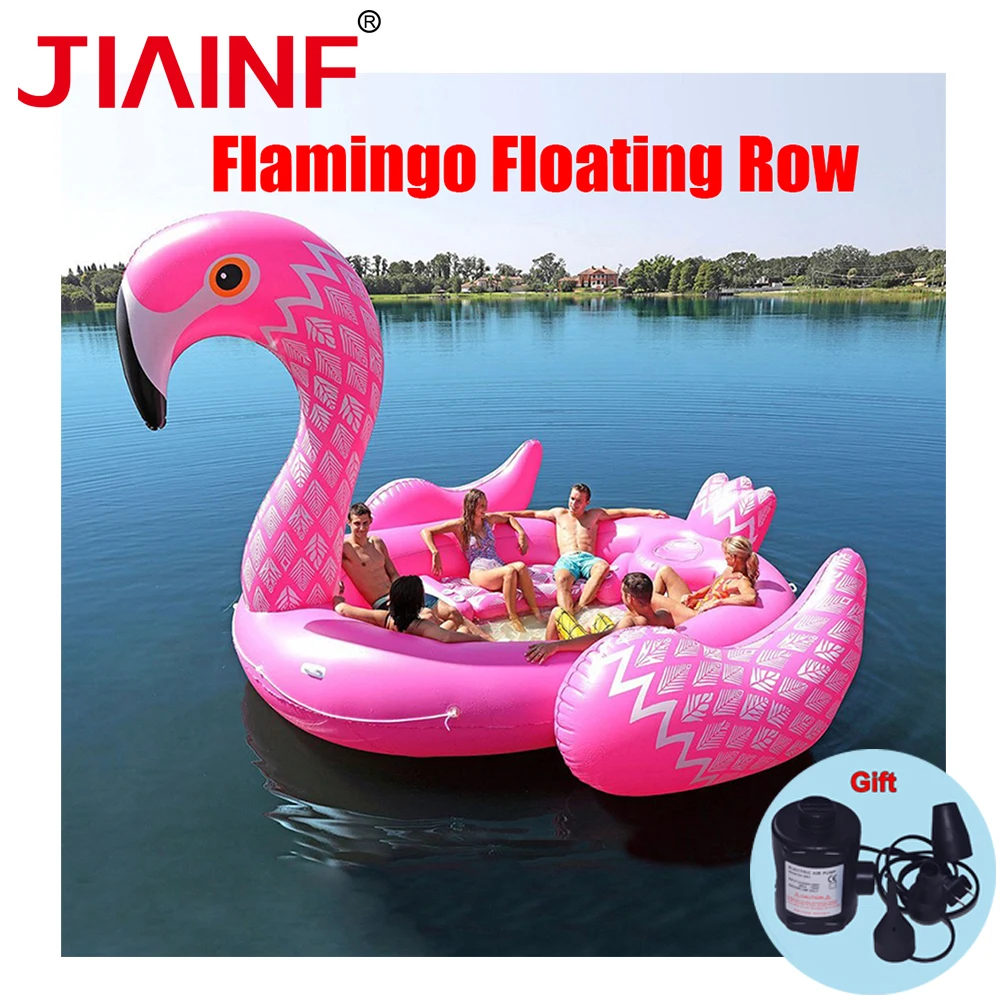 6 8person huge flamingo pool float giant inflatable