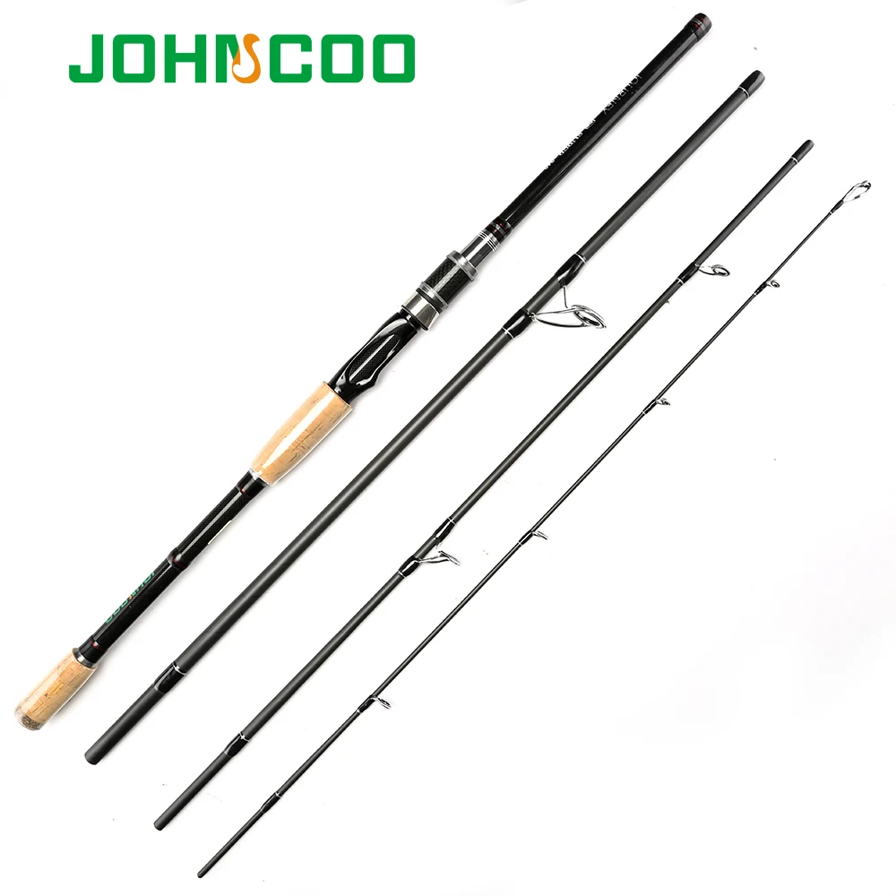 Buy JOHNCOO Travel Rod Baitcasting Fishing Rod 2.1m 2.4m 2.7m Spinning Fishing