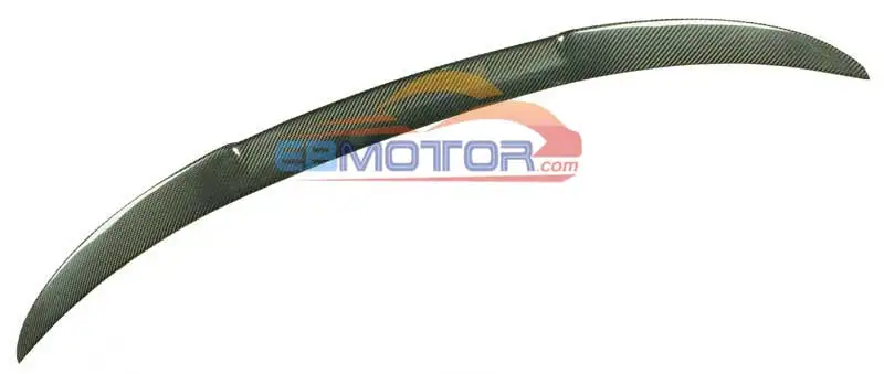 Real carbon fiber V style trunk spoiler for BMW 3-Series F30 F80 M3 4D Sedan 2012UP