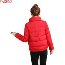Высококачественная Женская Студенческая зимняя куртка пальто модная короткая куртка-пуховик Новая Теплая элегантная хлопковая куртка 885