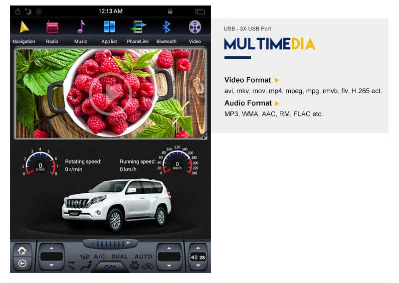 13," Tesla стиль ips экран Android 9,0 автомобильное радио gps навигация для Chevrolet Captiva 2013 без DVD плеера