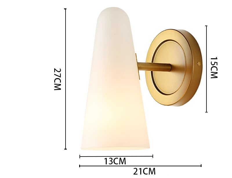 wall lamp Современный американский Jaime Стекло оттенки E14 светодиодная Люстра для Гостиная блеск золотой светодиодные лампы хрустальная люстра - Цвет абажура: wall lamp