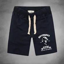 Mo Lift Mo Muscle Notorious бриджи с принтом дышащие спортивные шорты мужские крутые белые топы G.Y.M прочные рабочие шорты