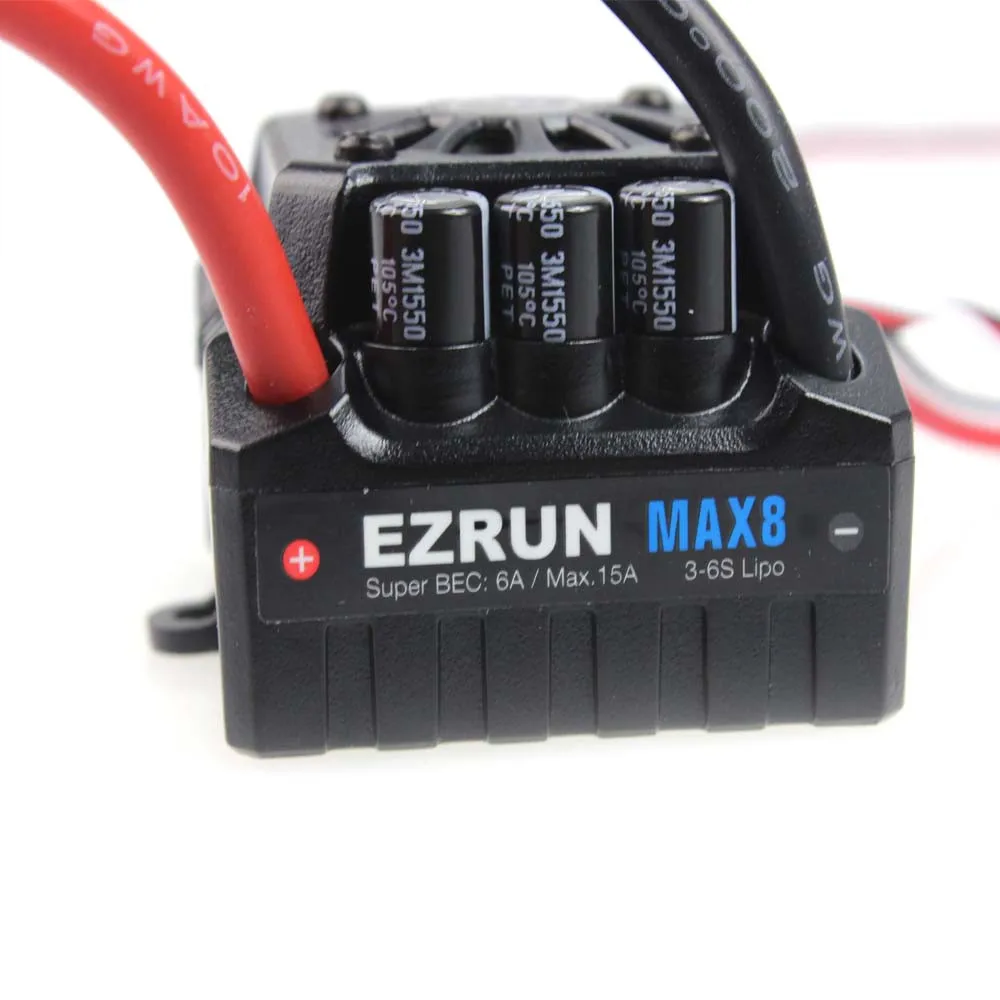 

Hobbywing EZRUN MAX8 V3 ESC Waterproof 150A Brushless Speed Controllers for 1/8 1/5 Sport
