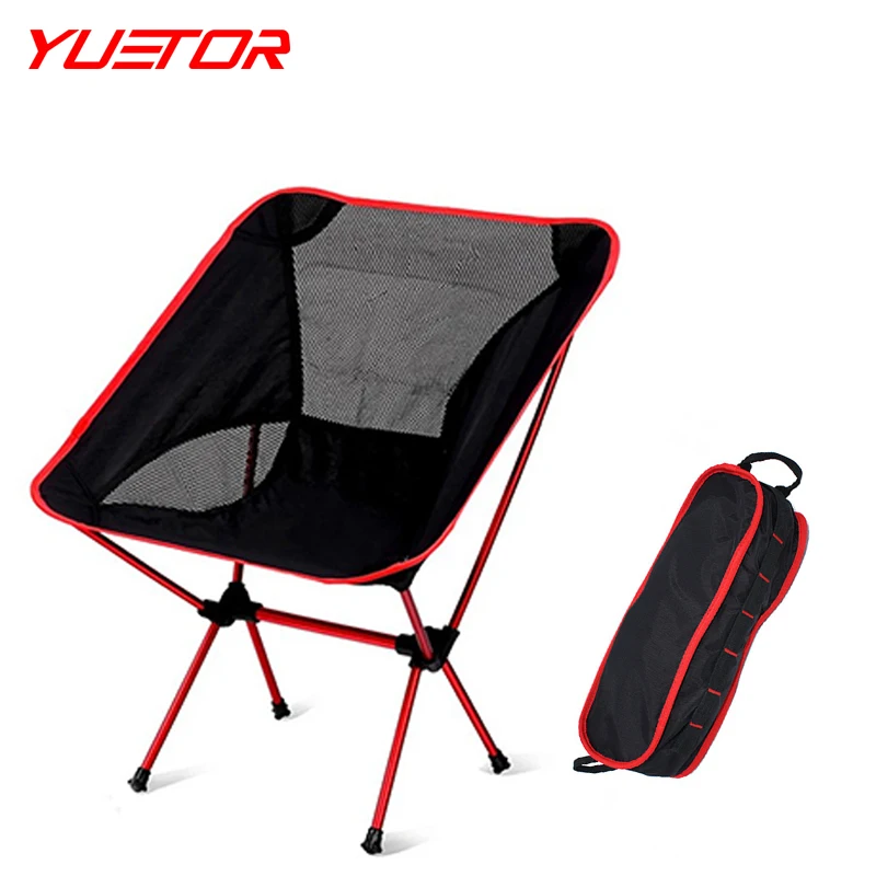 

Brand YUETOR Ultralight Breathable Backrest Folding Fishing Chair for Camping Beach Sunbath Picnic Barbecue Party Chair Stool