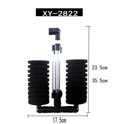 Биохимическая губка, фильтр для аквариума для разведения креветок кислородные аксессуары фильтры аксессуары XY-2820/2822/2830/2831 - Цвет: 2822