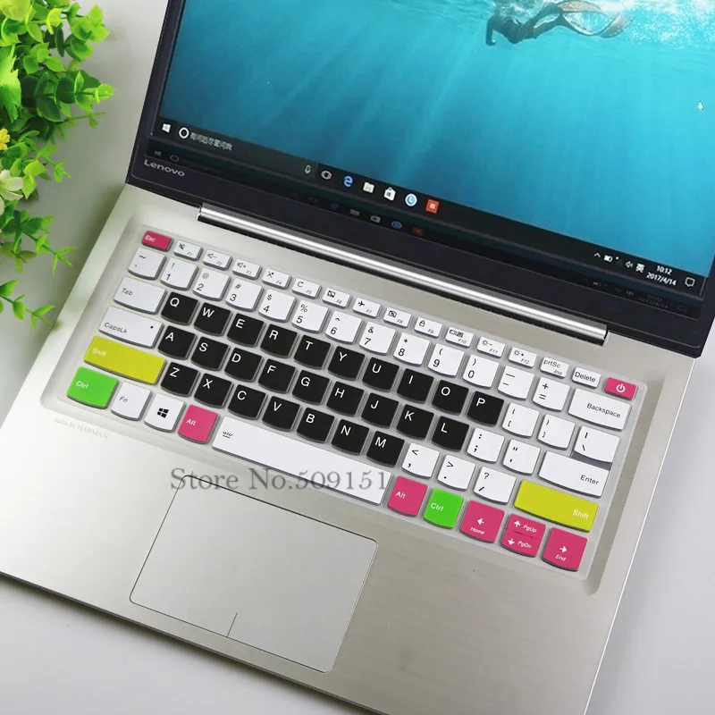 Силиконовая защитная накладка на клавиатуру для Lenovo Yoga 530 530s 13IKB 730 730S IdeaPad 330s Miix 630