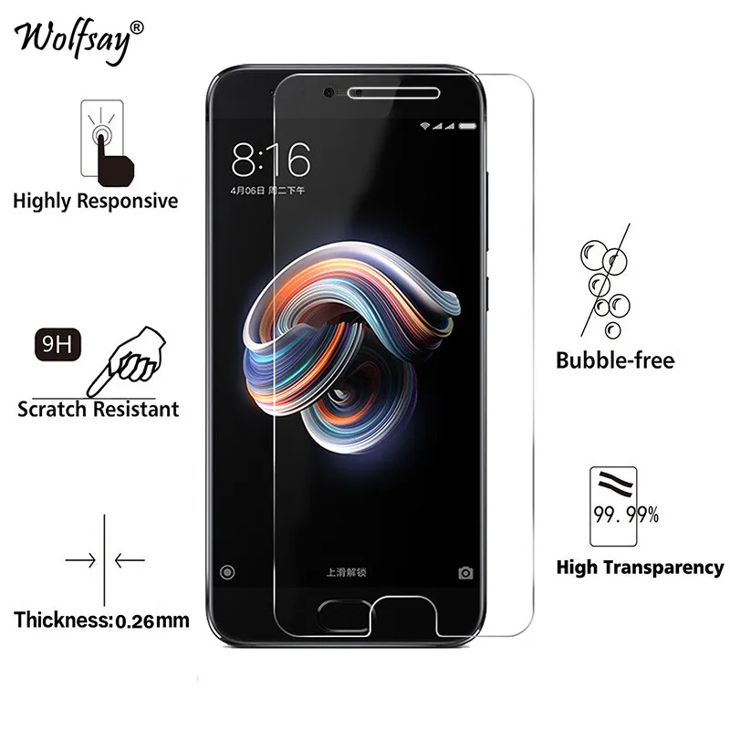 

2PCS Glass Xiaomi Mi Note 3 Screen Protector Tempered Glass sFor Xiaomi Mi Note 3 Glass Xiaomi Note 3 Protective Film Wolfsay