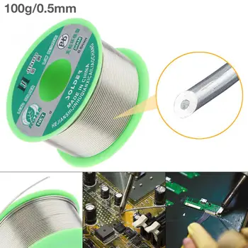 

100g 0.5mm 99.7% Sn 0.03% Cu Flux and Low Melting Point Environmental-friendly Lead-free Rosin Core Solder Wire
