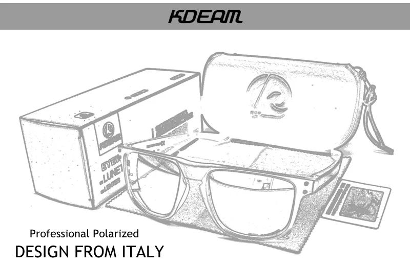 Солнцезащитные очки Мужские KDEAM брендовые поляризованные мужские классические солнцезащитные очки дизайн вождения зеркало спортивные солнцезащитные очки мужские очки KD6790