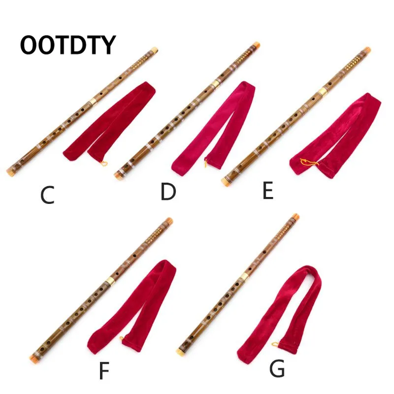 

Professional Bamboo Flute Chinese Woodwind C D E F G Key Transverse Flute DiZi