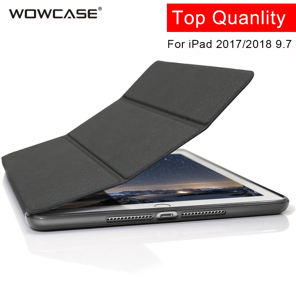 Чехол для iPad 11/12. 9/9. 7, кожаный Ultra Slim Smart Sleep Tri-fold задняя крышка для iPad Pro 11 12,9 дюймов чехол Funda