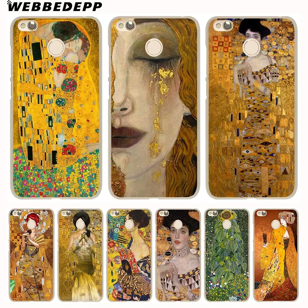 

WEBBEDEPP Gustav Klimt Golden Tears Oil night Phone Case for Xiaomi Redmi 4X 4A 5A 5 Plus 6 Pro 6A S2 7 Note 5 6 7 8 Pro 4X Go
