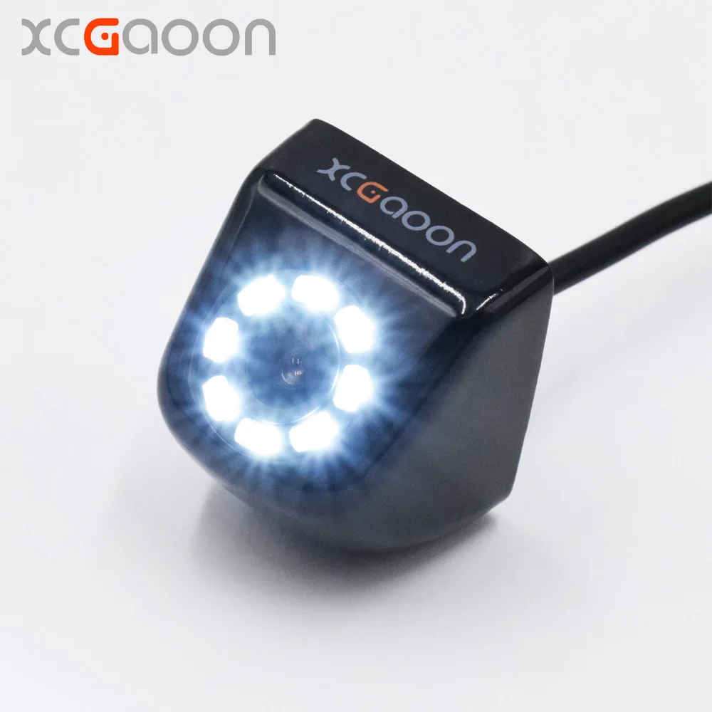 XCGaoon CCD Car Rear View Camera Waterproof ( IP67 ) Wide Angle 8 LED Night Vision Car Backup Camera Parking Assistance