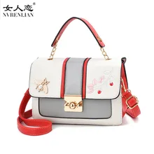 

NVRENLIAN Leather Mini Women Crossbody Bag Designer Fashion Female Shoulder Bags Handbag Messenger Bag Sac A Main