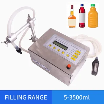 

Accuracy Digital Liquid Filling Machine LED Perfume Drink Water Milk Filling Machine Bottle Vial Filler 5-3500ml