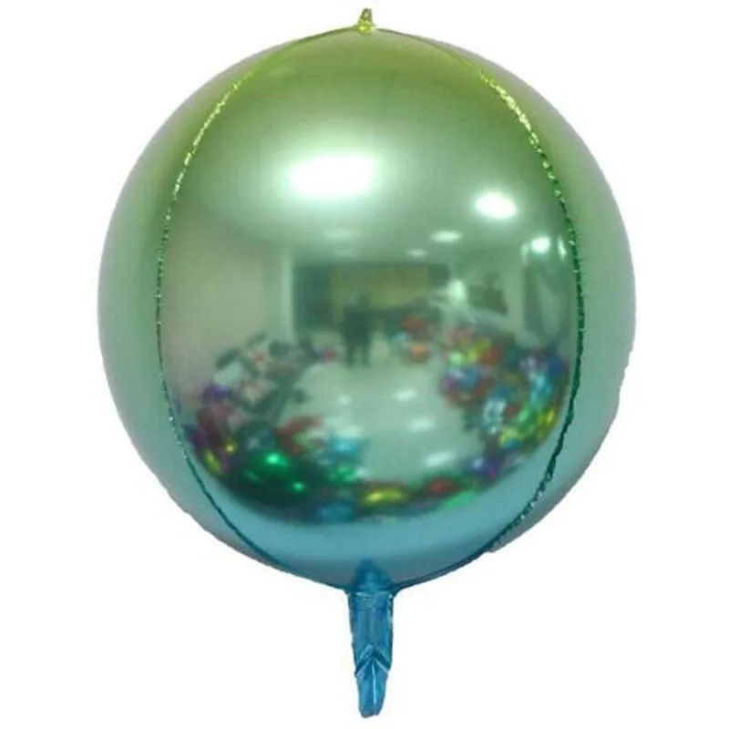 24 дюйма 4D диско с радугой воздушным шаром iredescent Mylar Фольга шар День рождения украшения для детских игрушек свадьба брак аксессуары