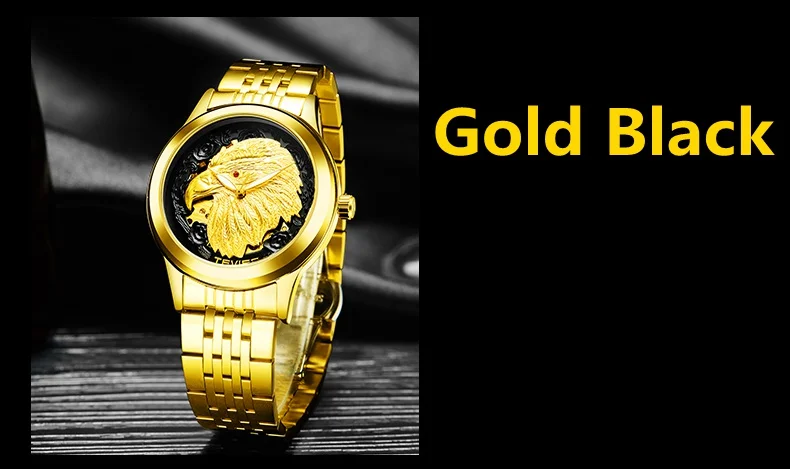 TEVISE Luxury Gold Watch Men Automatic Men Watches Luminous Hands Animal Eagle Mechanical Wristwatches 2018 New Clock Men (9)