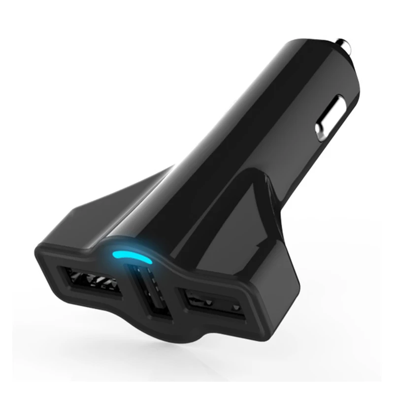 Автомобиль Зарядное устройство 3 Порты USB быстрая зарядка с Мода самолет