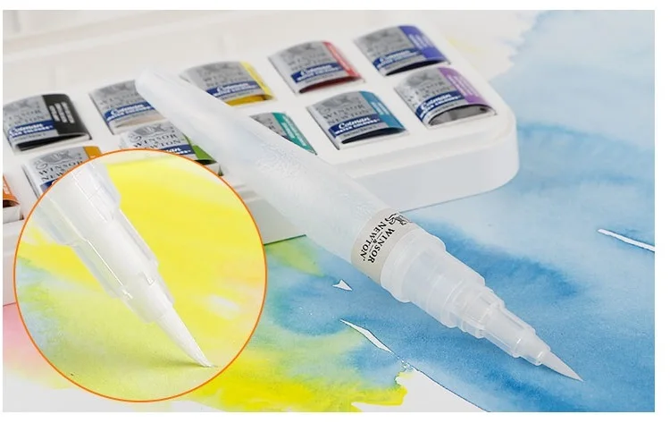 WINSOR & NEWTON 12 видов цветов котман Твердые акварельные краски высокого качества краска для рисования