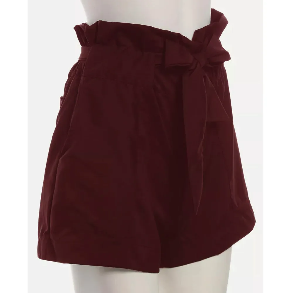 Большие размеры шорты с высокой талией для женщин летняя бумажная сумка Карманы Свободные шорты, короткие штаны женские горячие шорты