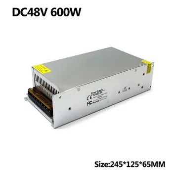 

600W 48V 12.5A Single Output Switching power supply Transformers 110V 220V AC TO DC48V SMPS For LED light Stepper