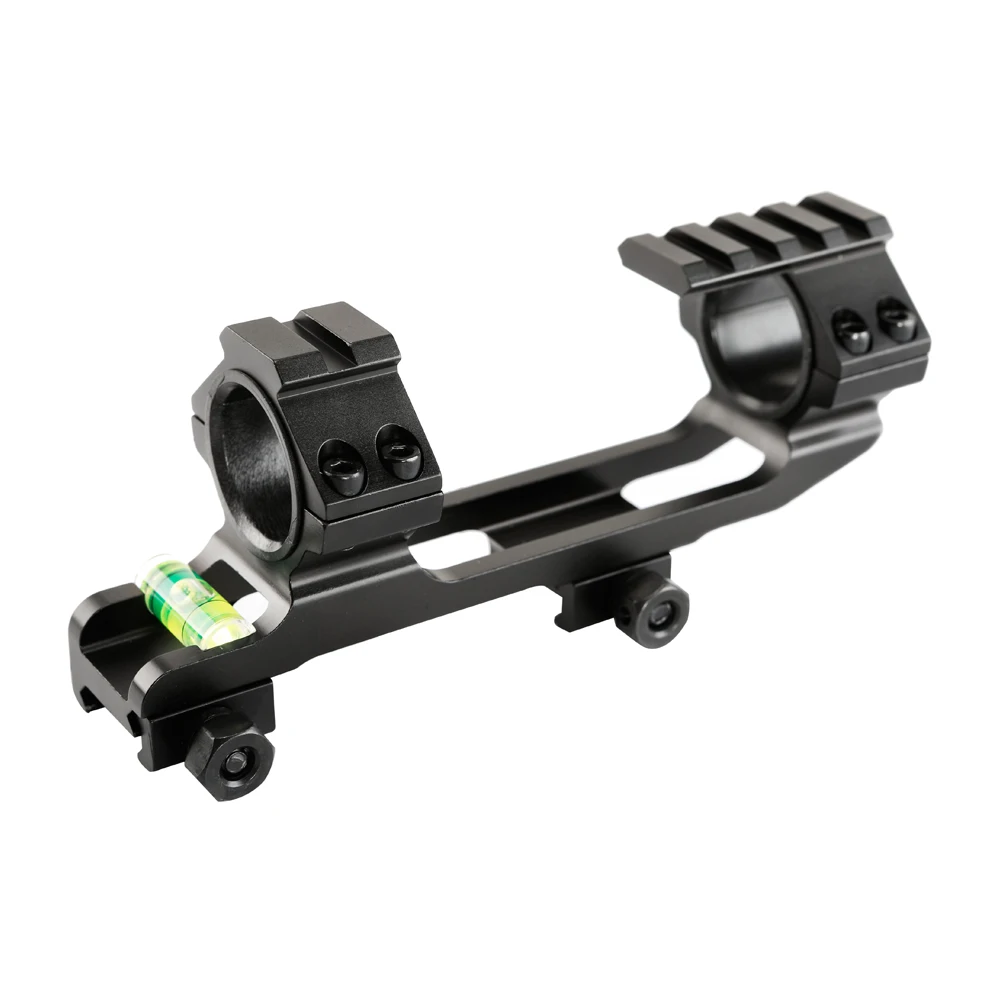 Scope Mount Dual Ring with Spirit Bubble Level Fit 20 mm Picatinny Rail for Tactical Rifle 25.4/30mm hunting | Спорт и развлечения