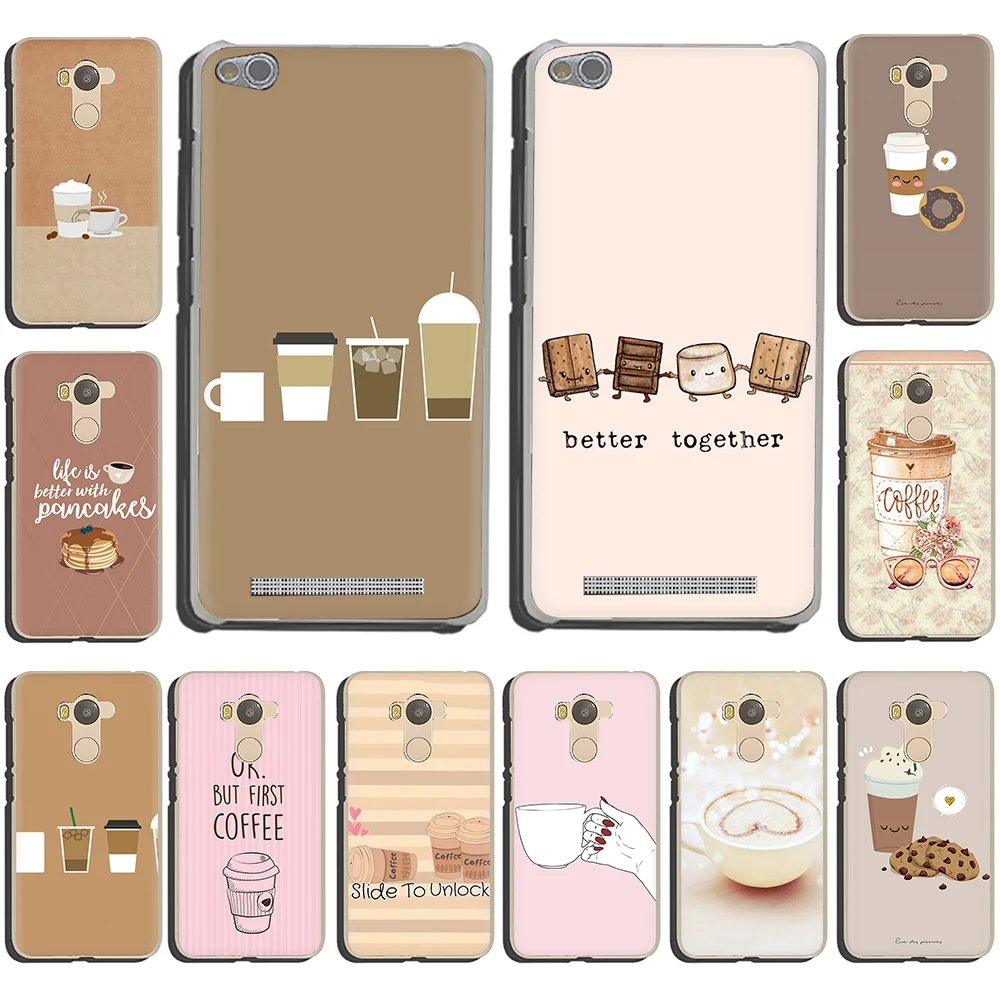 

Coffee Wine Cup book Hard Phone Cover Case for Redmi 4X 4 5 6 7A GO Note5 6 7 8 K20 Pro