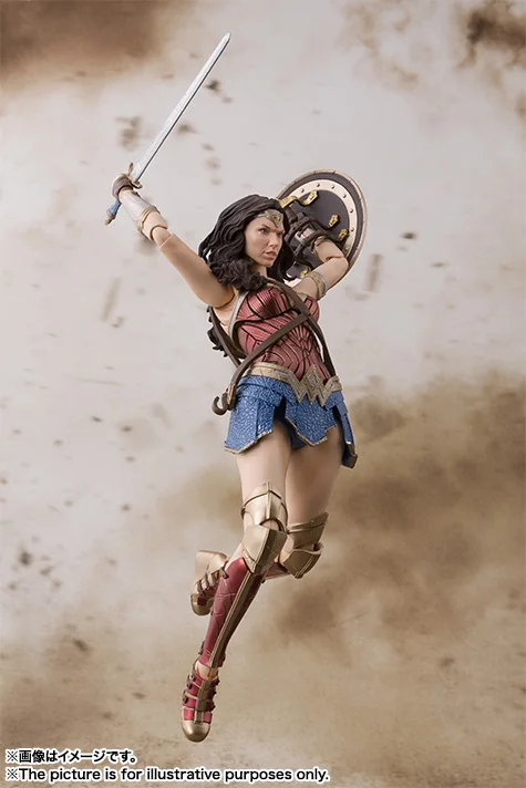 DC Justice League SHF Wonder Woman PVC Action Figure Collectible Model Toy
