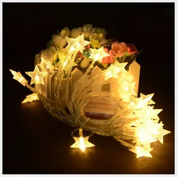 

Battery Style 20/30 Lights Led Star String Lights Festival Christmas Outdoor Decoration Flash Night Lights Lamp