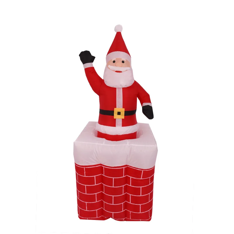 180cm Giant RaisInflatable Santa Claus In Red Brick Chimney Christmas New Year Party Toys Yard Decoration Airblown цена 180cm Giant RaisInflatable Santa Claus In Red Brick Chimney Christmas New Year Party Toys Yard Decoration Airblown цены онлайн